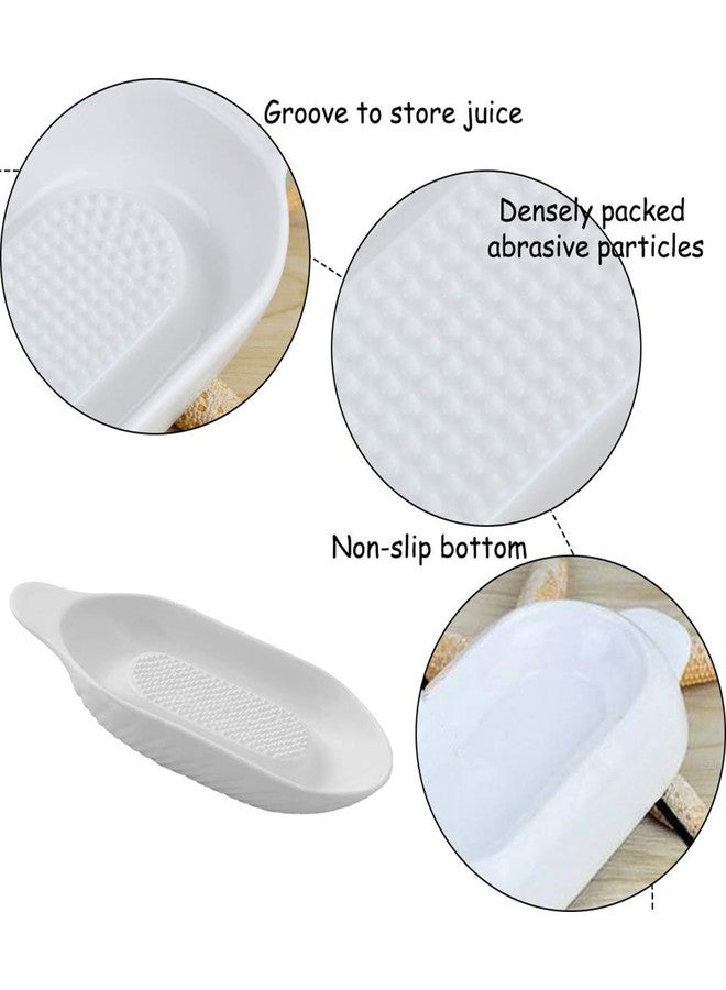 BdelrinQue Ceramic Garlic Grater Plate, Garlic Crusher Plate for Kitchen, Smooth Ceramic Grater Plate for Food Preparation - Image 3